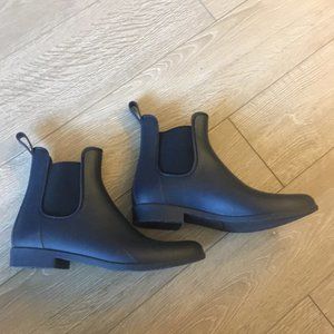 J.Crew Chelsea Rain Boots Navy